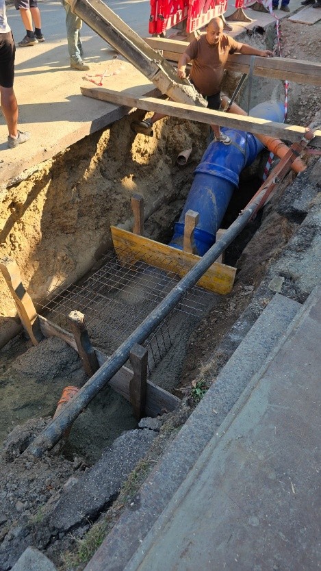 Str. Trivale – fontă ductilă D600